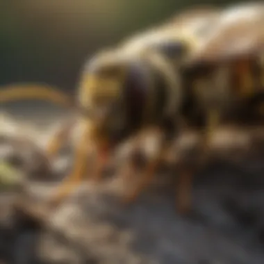 Understanding Nesting Habits of Yellow Jackets Illustration of yellow jacket nesting behaviors