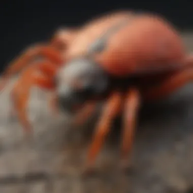 Natural predators of red spider mites, such as ladybugs