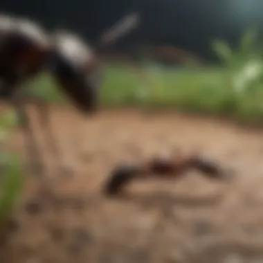 Ant Attraction to Bait Ants attracted to bait in a controlled environment
