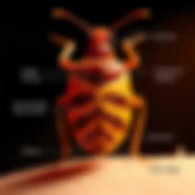 Anatomy of Bed Bugs and Their Survival Mechanisms Illustration of bed bug anatomy highlighting survival features
