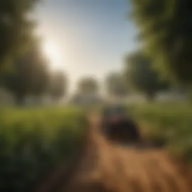 Sustainable Pest Control in Agriculture A serene agricultural landscape showcasing the benefits of sustainable pest control.