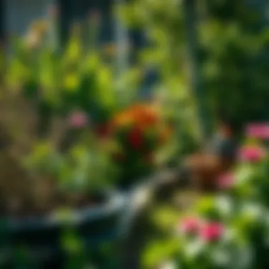 A well-maintained garden free from pests