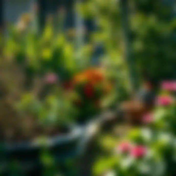 A well-maintained garden free from pests