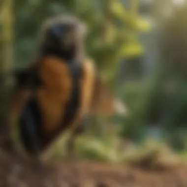 Natural Deterrents for Carpenter Bees Natural deterrents for carpenter bees in a garden setting