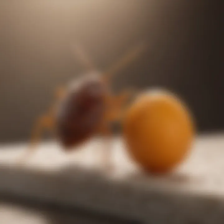 Graph showing environmental factors affecting bed bug egg survival
