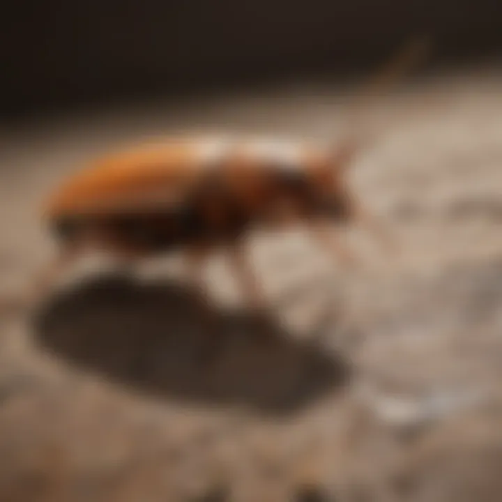 Close-up of common pests found in Abilene, such as ants and cockroaches