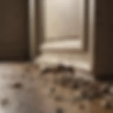 Damage Caused by Ant Infestations Damage caused by ant infestations in a home setting
