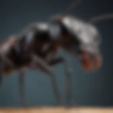 Carpenter Ant Anatomy Infographic showing carpenter ant anatomy