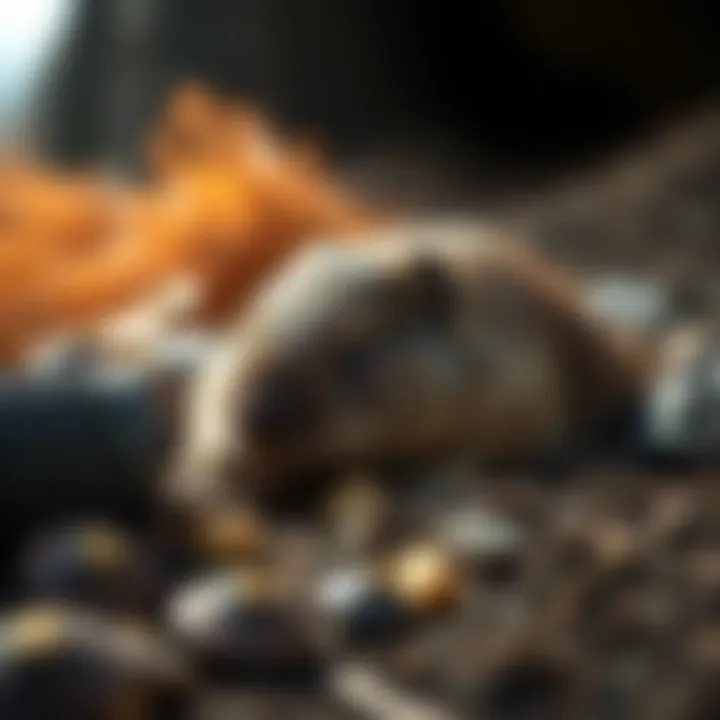 Close-up of popular groundhog bait options