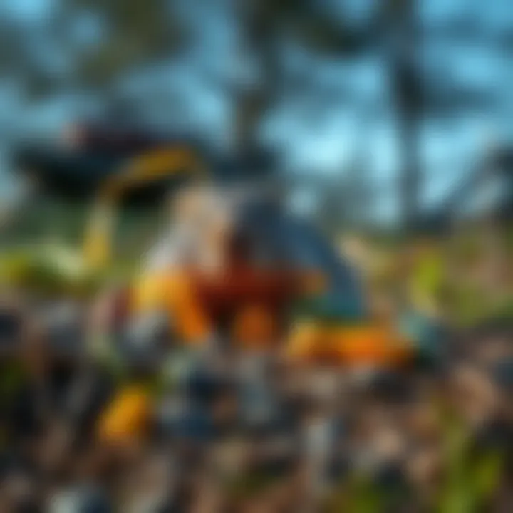 Strategic placement of bait for groundhog attraction