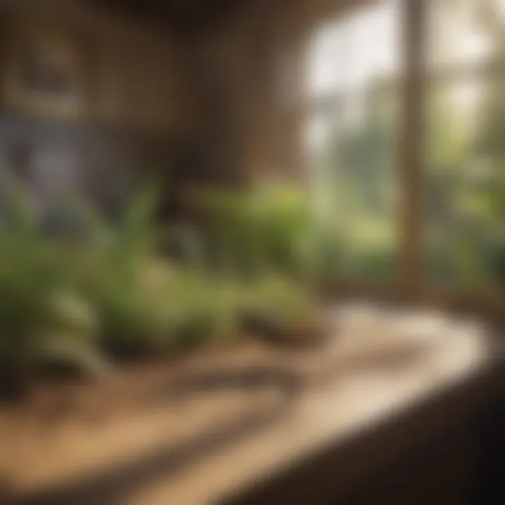 Illustration of cricket habitats in a home setting
