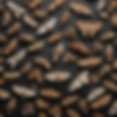 Lifecycle of Pantry Moths Lifecycle illustration of pantry moths