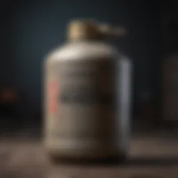 Close-up view of a mosquito bomb canister