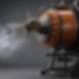 Mosquito sprayer attachment on a blower unit