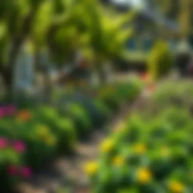 Sustainable Gardening Practices A well-maintained garden in Napa, emphasizing pest prevention