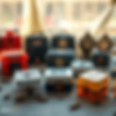 Diverse Types of Bed Bug Traps A variety of bed bug traps displayed on a surface