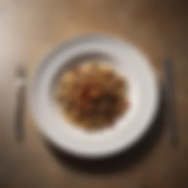 Food Leftovers as Attraction Food leftovers on a plate attracting pests